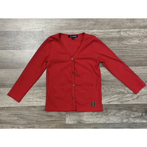 Beau Hudson Red Cardigan - Picture 1 of 4